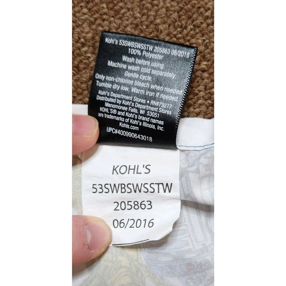 Kohls Star Wars Twin Sheet Light & Dark Side Characters & Starships 2016